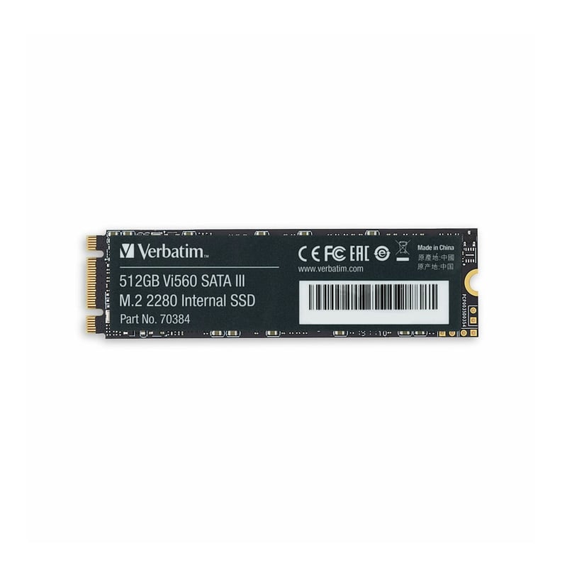 DISCO SOLIDO SSD 512GB VERBATIM VI560 M.2 SATA III (NO ES COMPATIBLE CON AM5 Y SOCKET 1700)