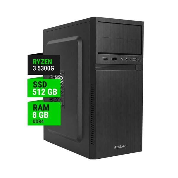 Pc Armada Amd Ryzen 3 5300g 8gb 480gb