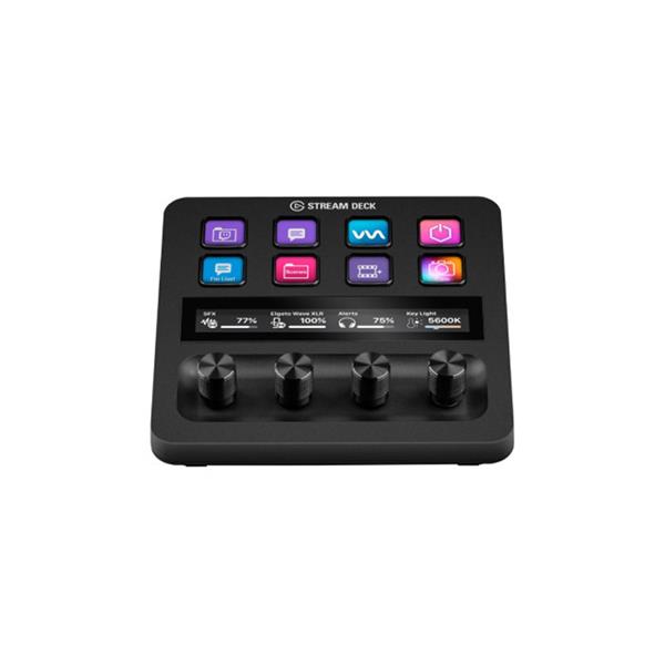 Stream Deck Elgato - Con 8 Teclas Lcd Touch Strip & 4 Diales Multifuncionales - Black