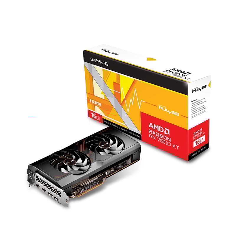 OUTLET - PLACA DE VIDEO SAPPHIRE AMD RADEON RX 7800 XT PULSE GAMING 16GB GDDR6