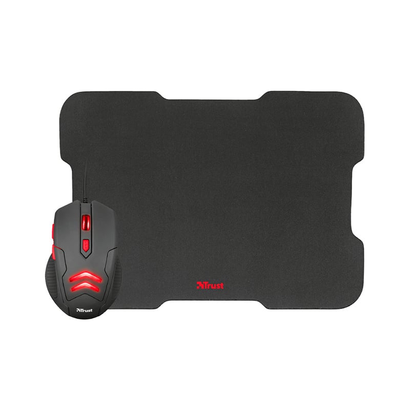 COMBO MOUSE Y MOUSE PAD ZIVA NEGRO