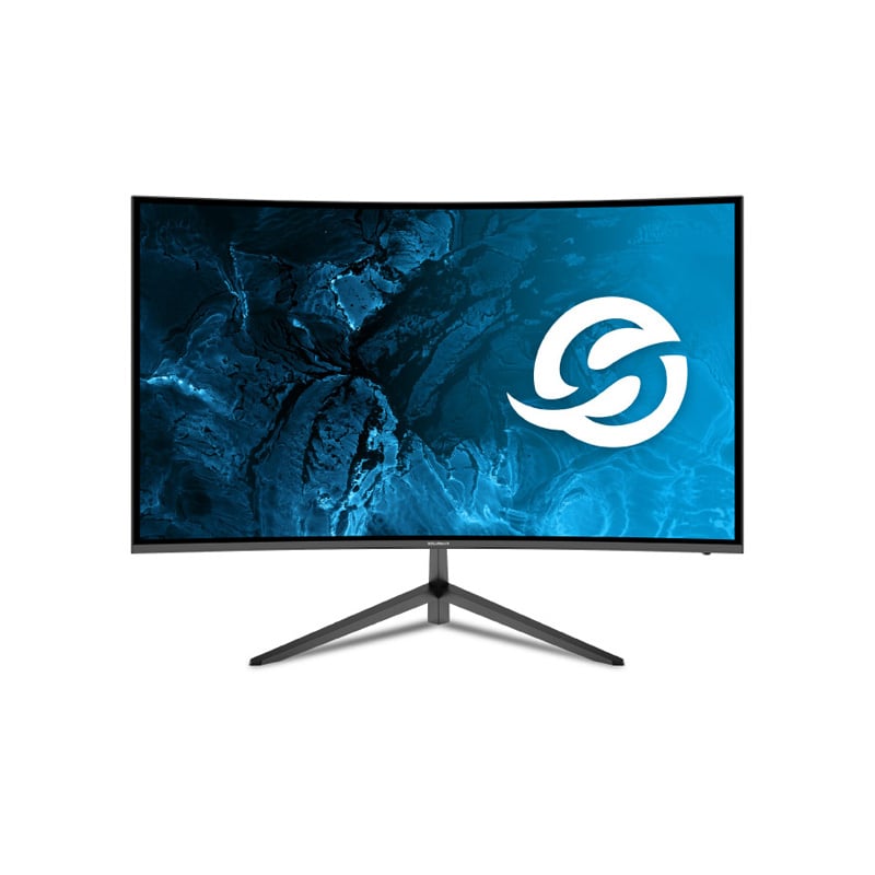 MONITOR GAMER CURVO LED SOLARMAX 27" SX27C7 100HZ FHD HDMI / VGA / - BLACK