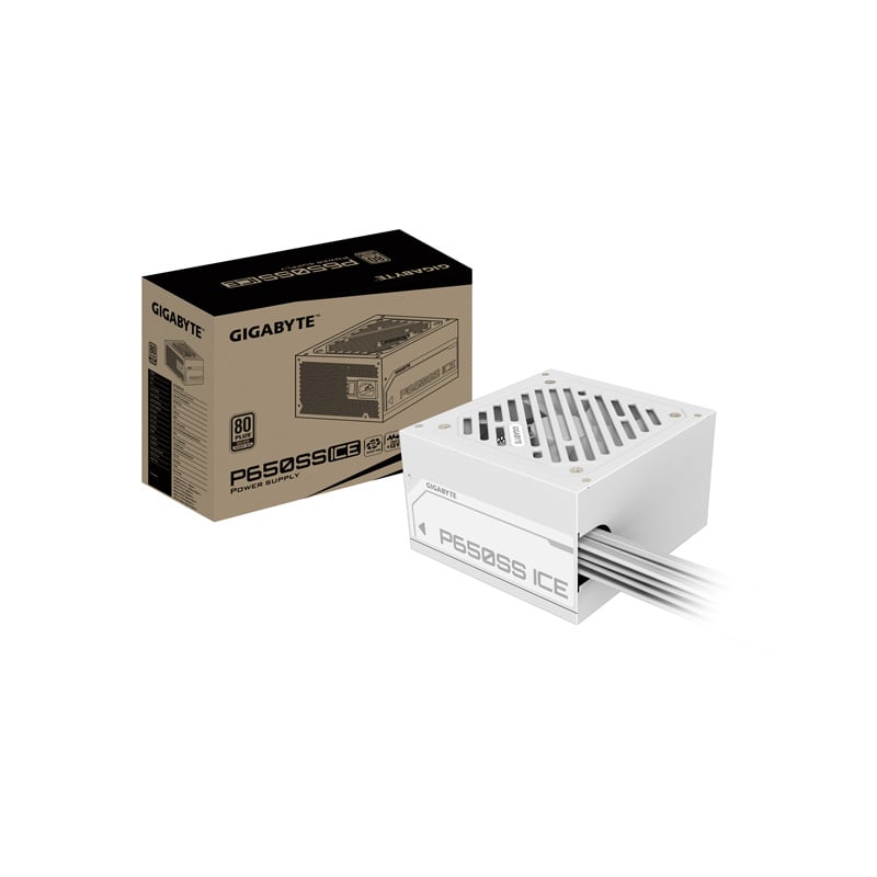 FUENTE 650W GIGABYTE P650SS 80 PLUS SILVER WHITE