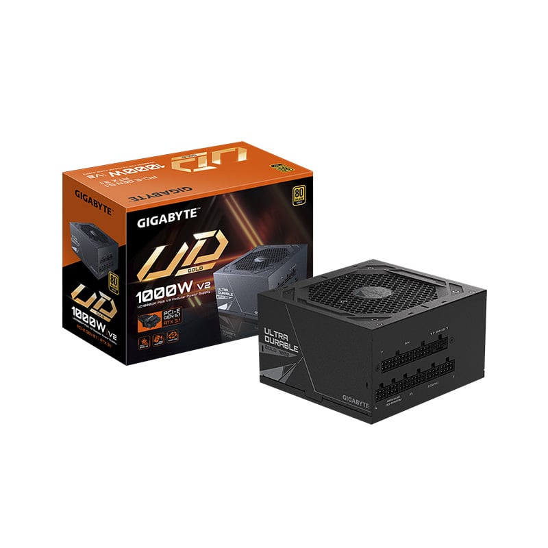 FUENTE 1000W GIGABYTE UD1000GM PG5 V2 80 PLUS GOLD MODULAR BLACK