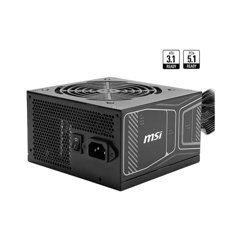 FUENTE 750W MSI MAG A750GN 80 PLUS GOLD PCIE 5.1 NO MODULAR