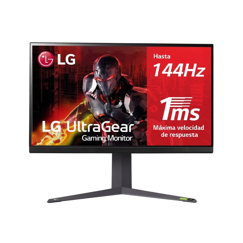 MONITOR GAMER LED 32" LG 32GR93U-B ULTRAGEAR UHD 4K 144HZ 1MS G-SYNC FREESYNC PREMIUM
