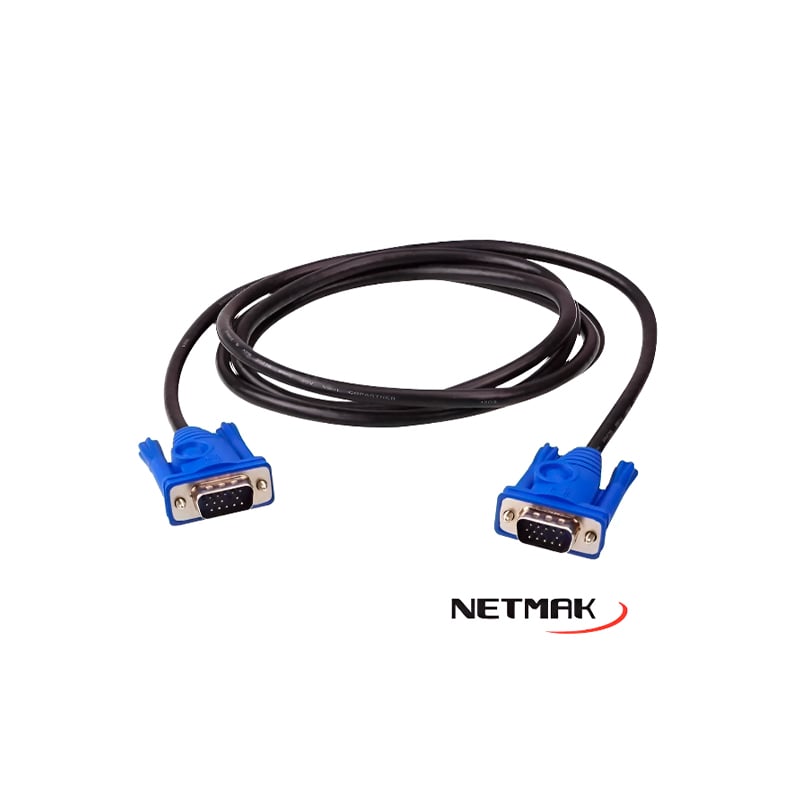 CABLE VGA NETMAK 5MTS C18 - M/M