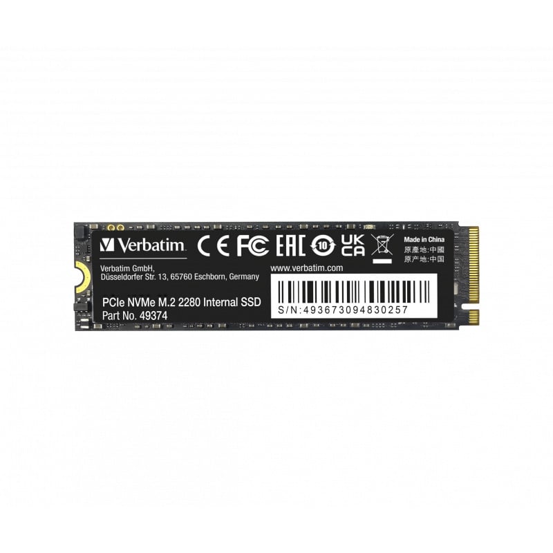 DISCO SOLIDO SSD 512GB VERBATIM VI3000 M.2 NVME PCIE X4 3.0