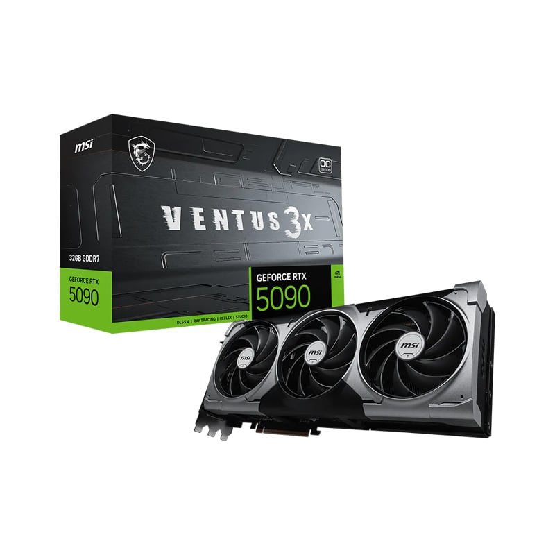 BLACK BOX PLACA DE VIDEO MSI NVIDIA GEFORCE RTX 5090 VENTUS 3X 32GB OC GDDR7