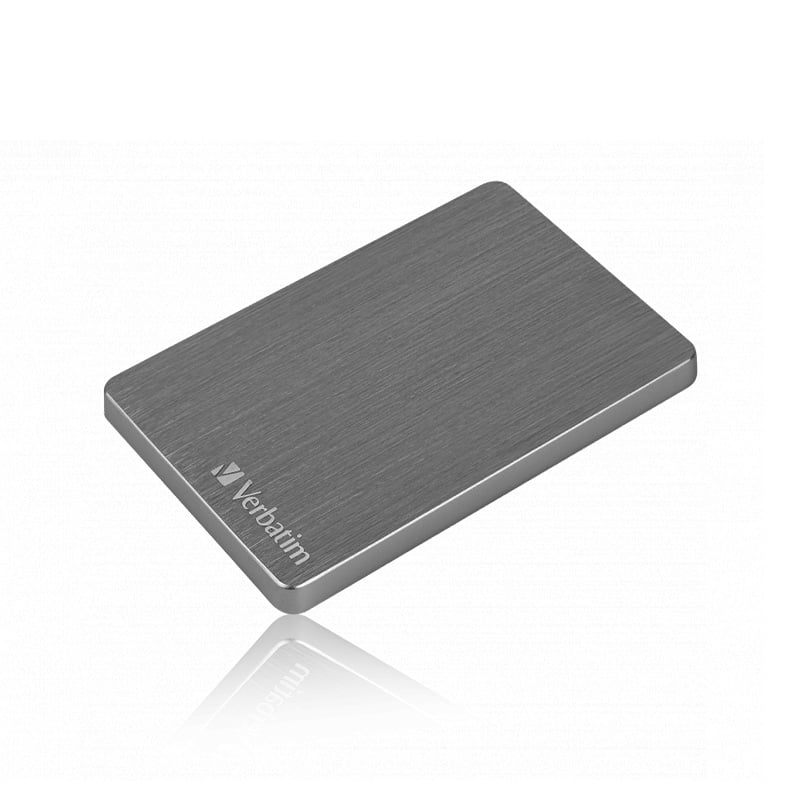 DISCO EXTERNO HDD 1TB VERBATIM STORE GO ALU SLIM - USB 3.2 - GREY
