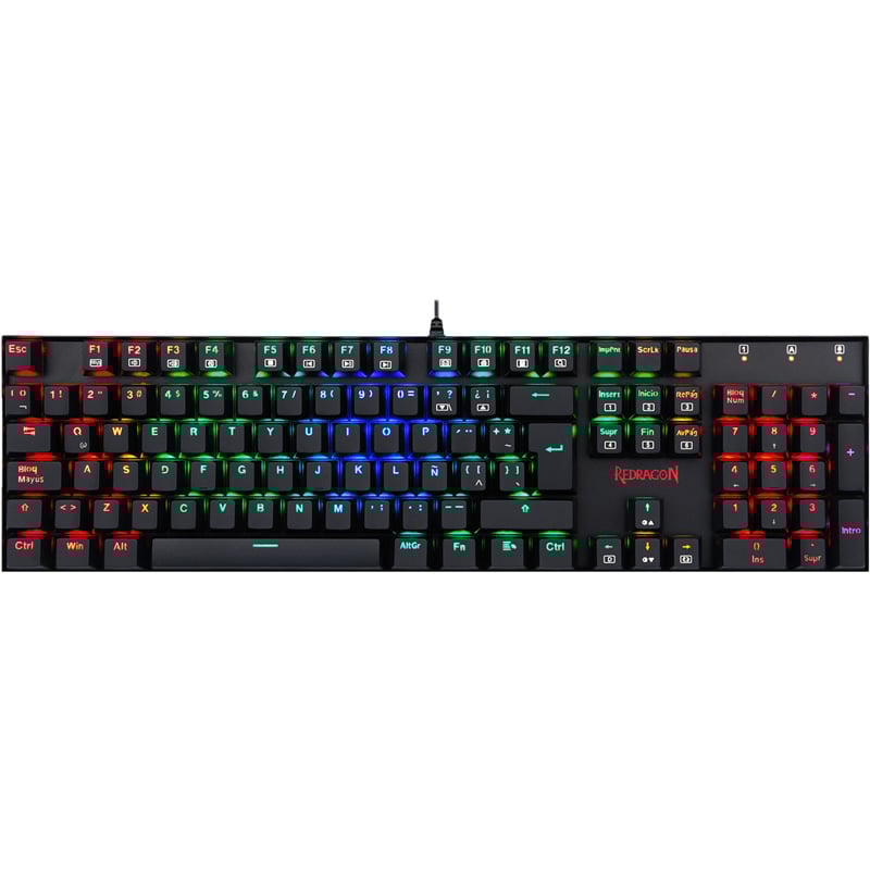 TECLADO REDRAGON MITRA MECANICO RGB ESP