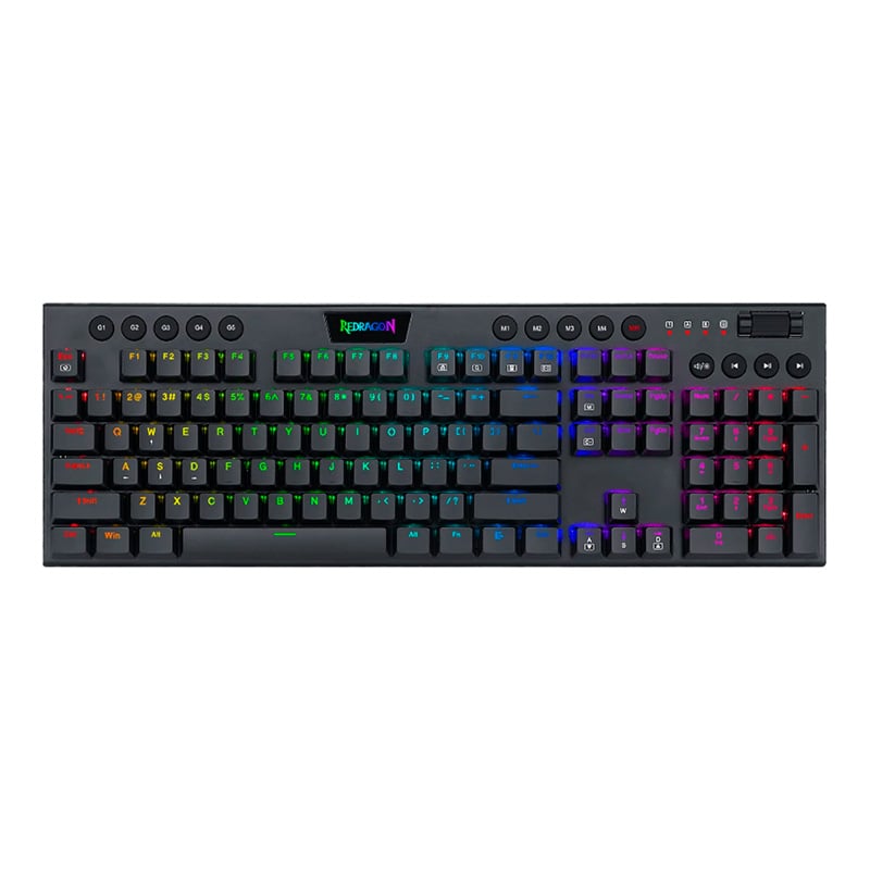 TECLADO MECANICO CABLEADO REDRAGON K619 HORUS FS RGB RED SWITCHES - ESPAÑOL