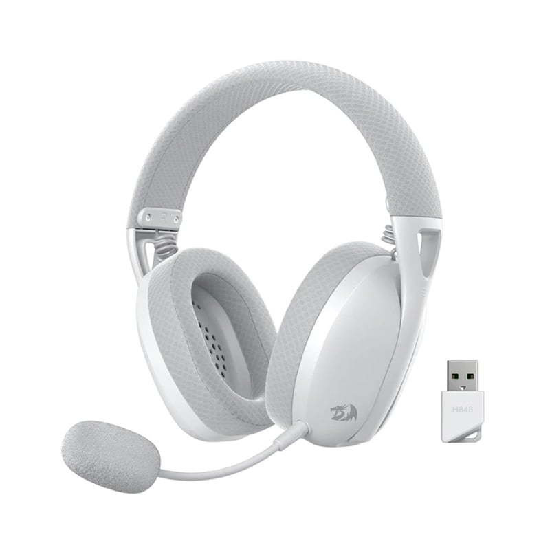 AURICULAR C/MIC INALAMBRICO REDRAGON IRE PRO WHITE/GREY H848G