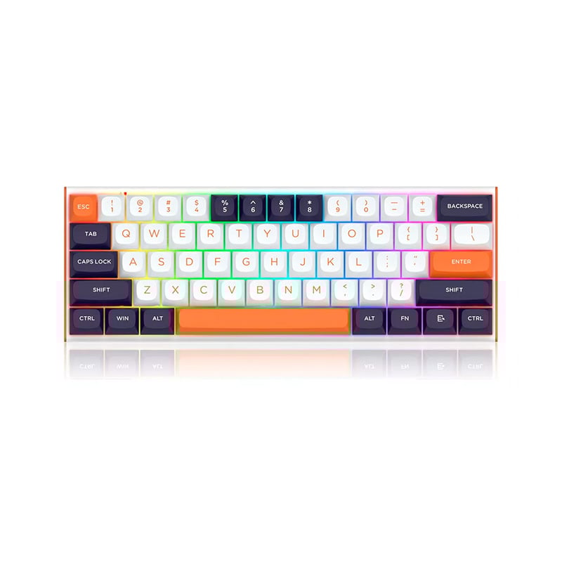 TECLADO MECANICO REDRAGON FIDD K683WBO RGB SWITCH MAGNETICO HALL WIRED USB TIPO C