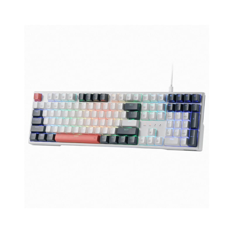 TECLADO MECANICO REDRAGON K668WBO-RGB-SP TRUNDLE RED SWITCHES - ESPAÑOL