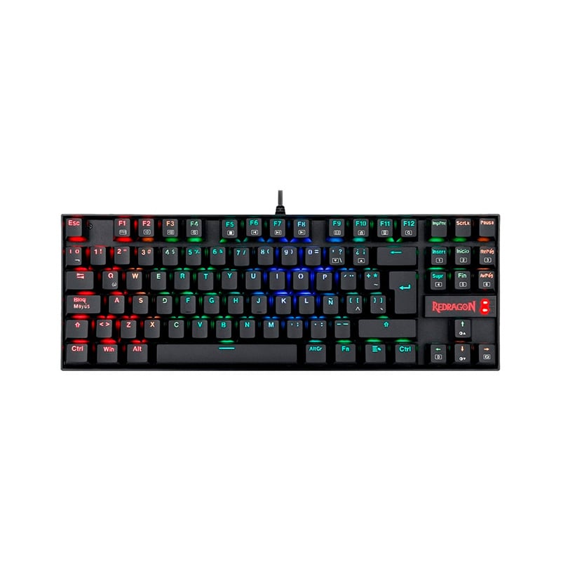 TECLADO REDRAGON K552 KUMARA MECANICO RGB ESP SWITCH RED