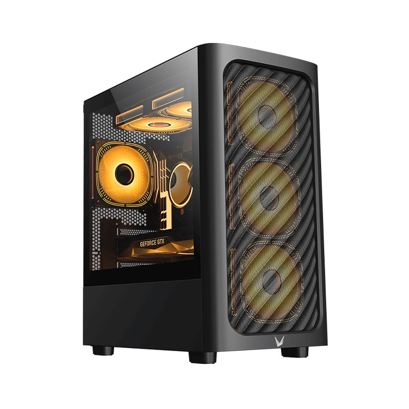 GABINETE GAMER FORMULA V AIR MESH G3 WHITE - 1 FAN