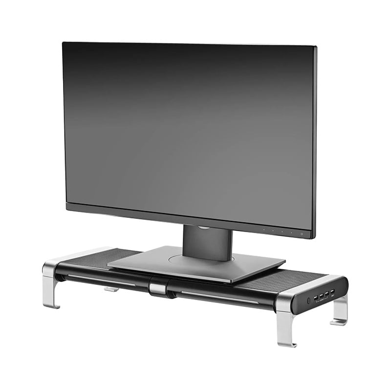 SOPORTE PARA MONITOR GAMING REDRAGON CRYSTAL RDSM171 - ILUMINACIÓN RGB CON USB