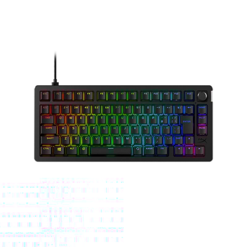 OUTLET - TECLADO GAMER HYPERX ALLOY RISE 75% RGB