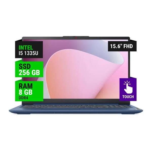 Notebook Lenovo Ideapad 1 15.6" Intel I5-1335u 8gb Ram 256gb Ssd Touch W11 - Abyss Blue
