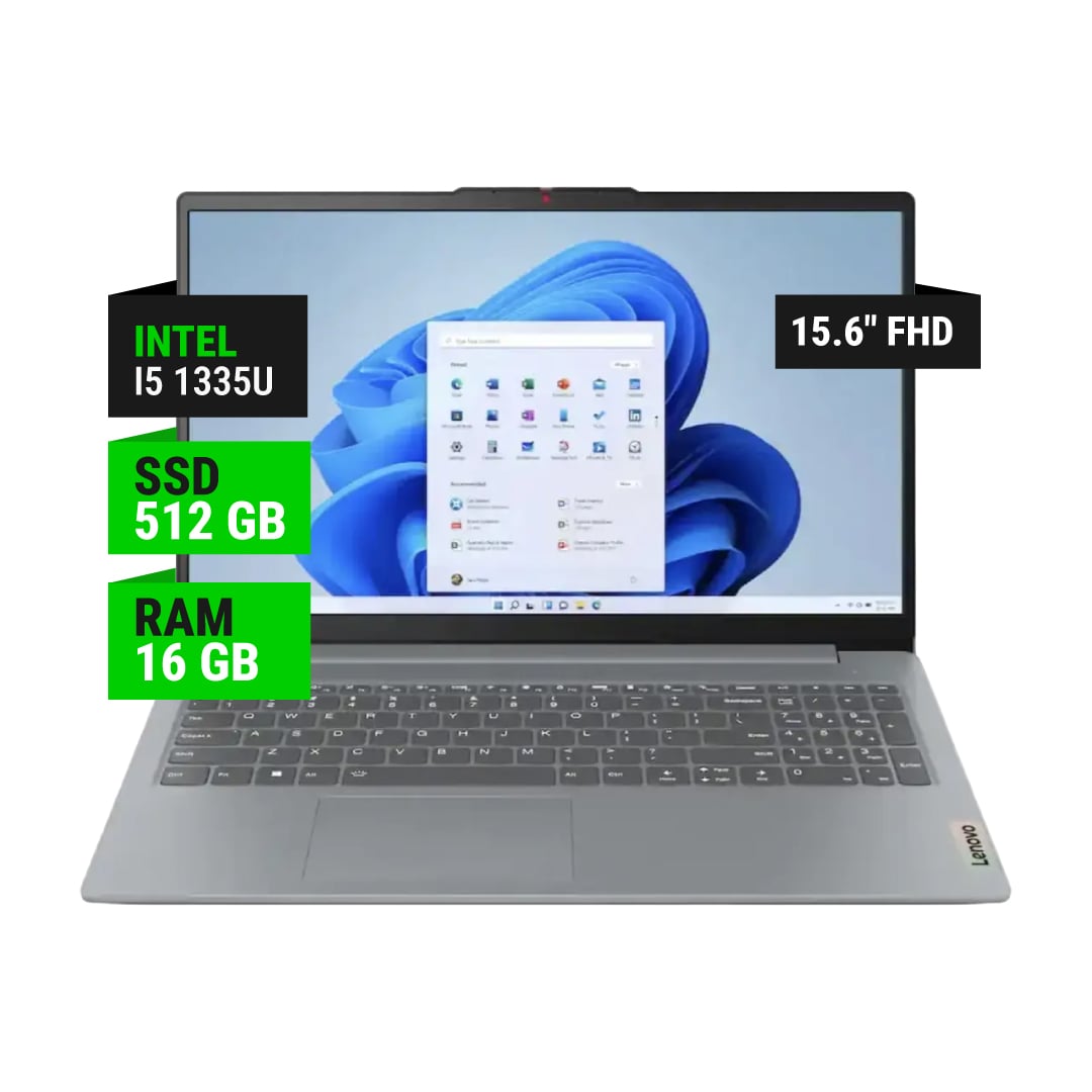 NOTEBOOK LENOVO IDEAPAD 1 15IRU7 15.6" INTEL CORE I5-1335U 16GB RAM 256GB SSD - W11