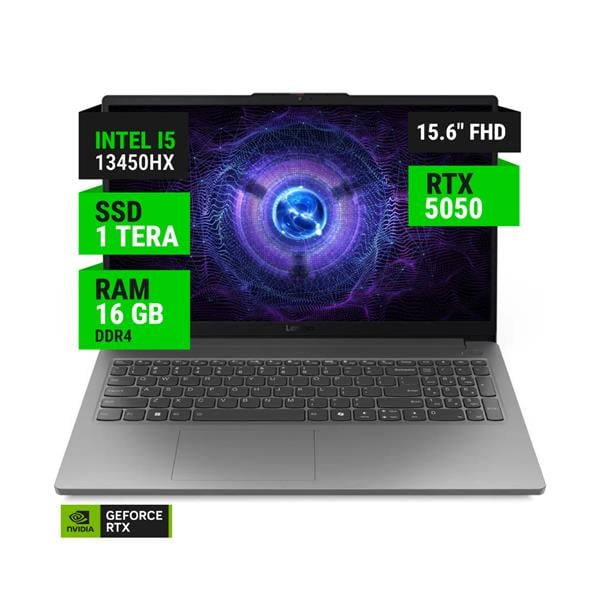 Notebook Gamer Lenovo Loq 15irx10 Gaming 15.6" Intel I5 13450hx 16gb Ram 1tb Ssd Rtx 5050 W11