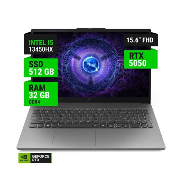 Notebook Gamer Lenovo Loq 15irx10 Gaming 15.6" Intel I5 13450hx 32gb Ram 512gb Ssd Rtx 5050 W11
