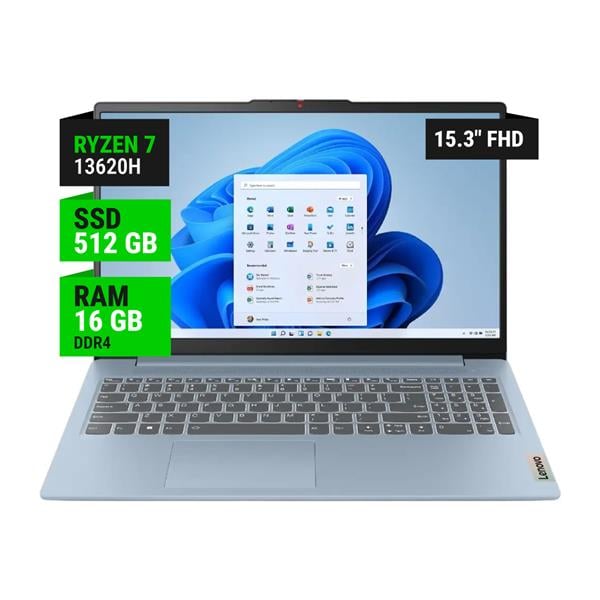 Notebook Lenovo Ideapad Slim 15,3" Wuxga I7 13620h 16gb Ram 512gb Nvme - W11h