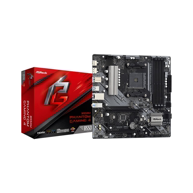 MOTHERBOARD ASROCK B550M PHANTOM GAMING 4 AM4 DDR4