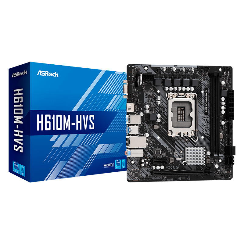 MOTHERBOARD ASROCK H610M-HVS DDR4 S1700