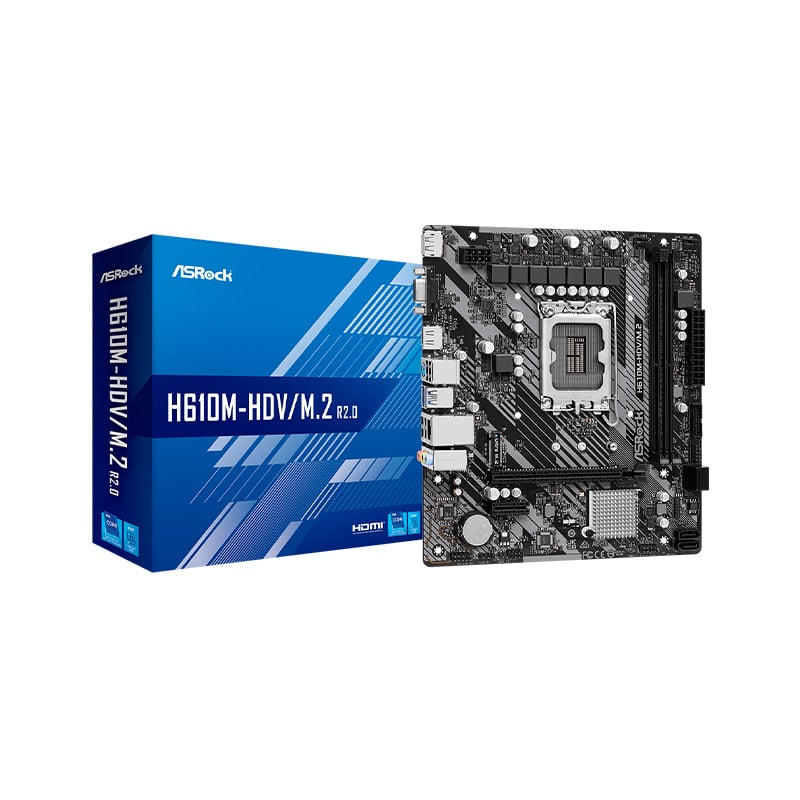 MOTHERBOARD ASROCK H610M-HDV M.2 R2.0 DDR4 S1700