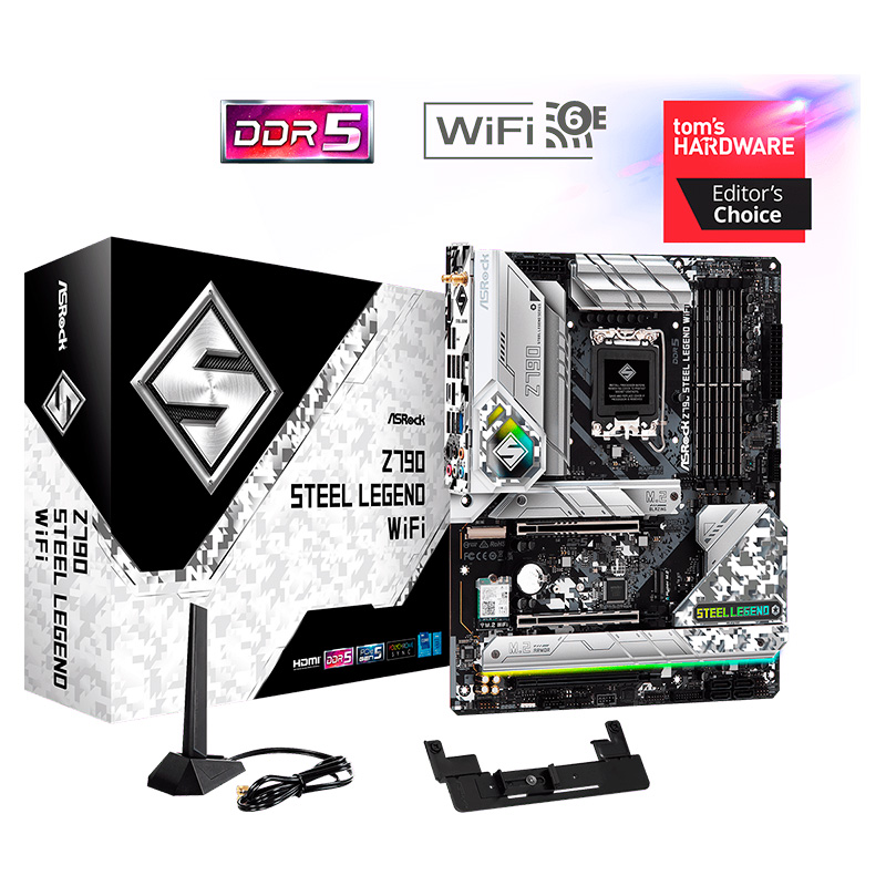 MOTHERBOARD ASROCK Z790 STEEL LEGEND WIFI DDR5 1700