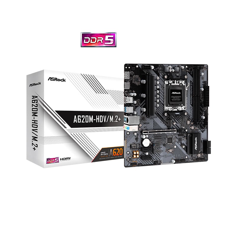 MOTHERBOARD ASROCK A620M HDV M.2 AM5