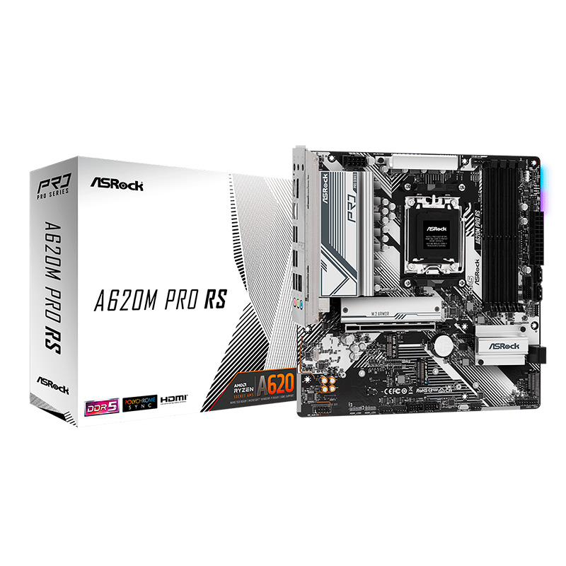 MOTHERBOARD ASROCK A620M PRO RS DDR5 AM5