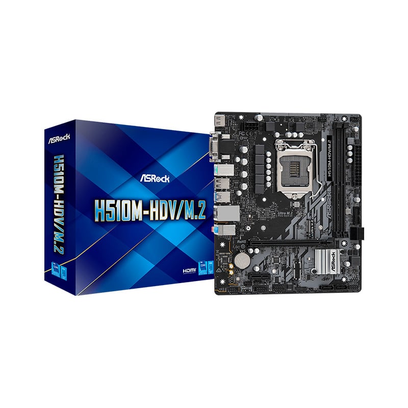 MOTHERBOARD ASROCK H510M-HDV/M.2 SE 1200