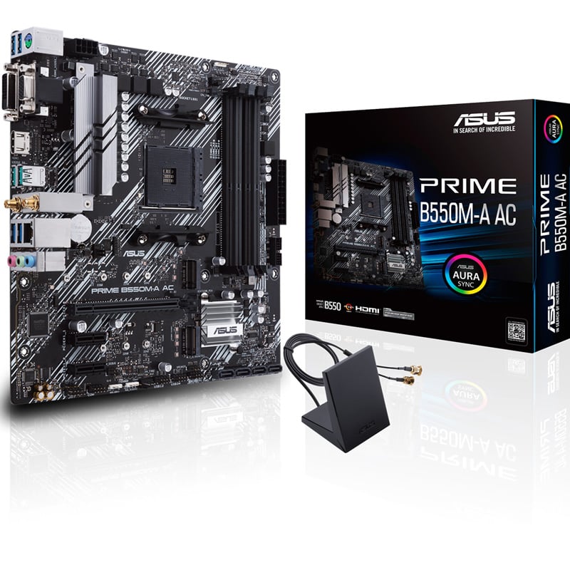 MOTHERBOARD ASUS B550M-A AC PRIME AM4