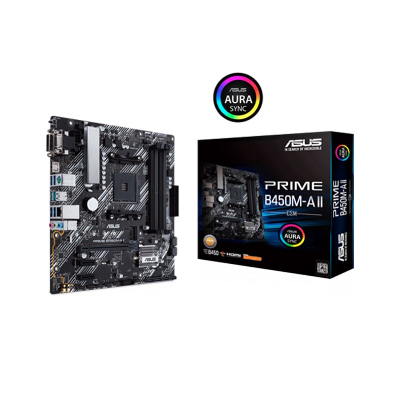 MOTHERBOARD ASUS PRIME B450M-A II CSM AM4