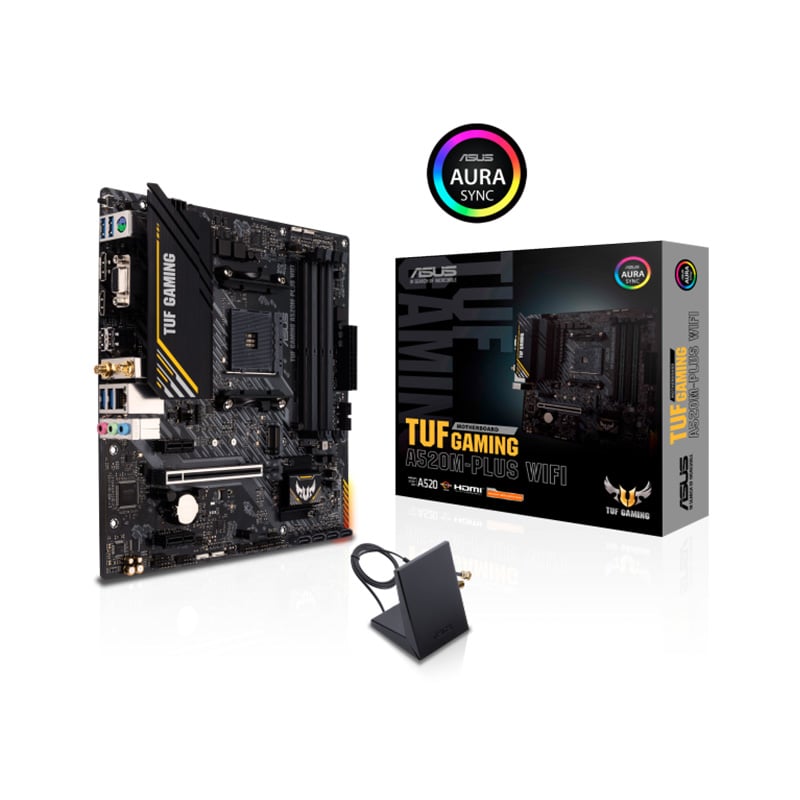 MOTHERBOARD ASUS TUF GAMING A520M PLUS WIFI AM4
