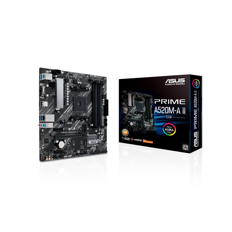 MOTHERBOARD ASUS PRIME A520M-A II CSM AM4
