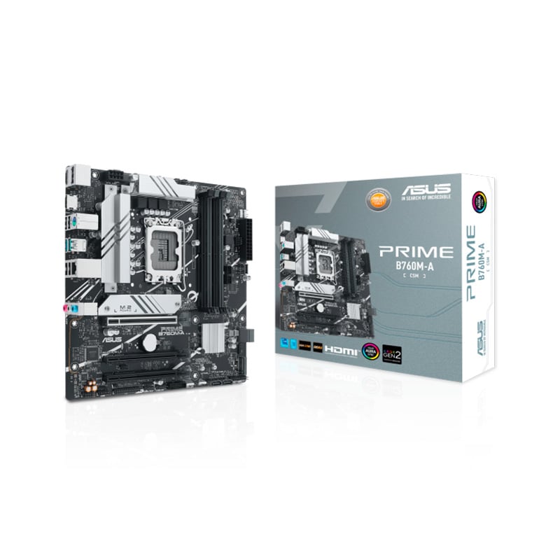 MOTHERBOARD ASUS PRIME B760M-A CSM DDR4 S1700