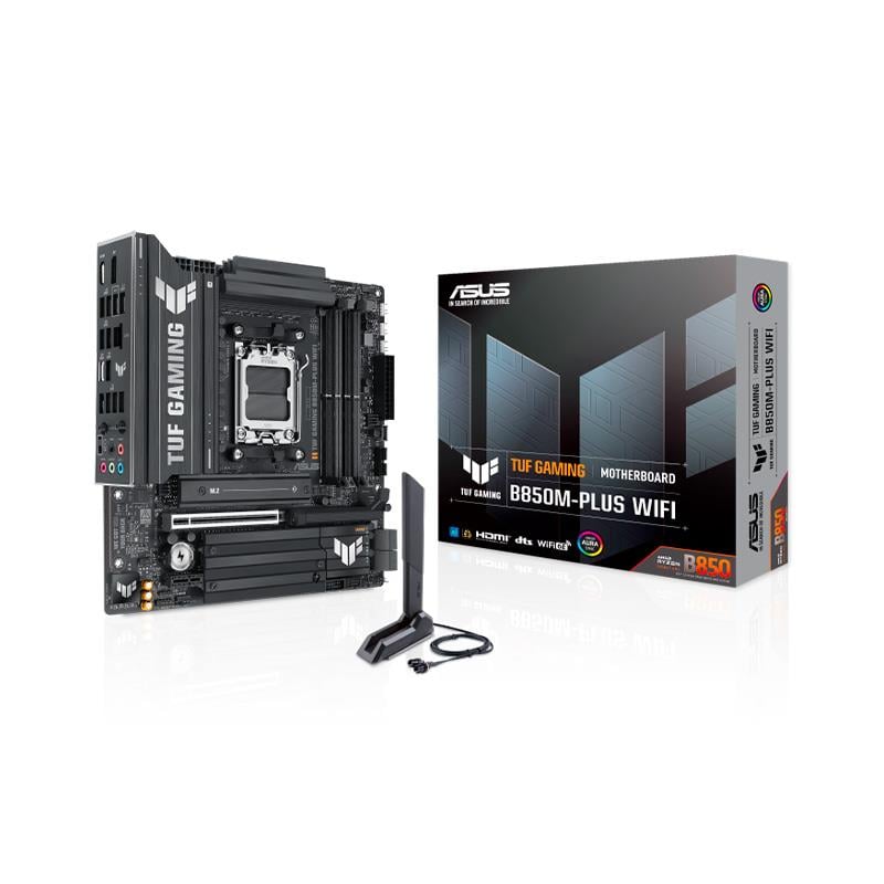 Motherboard Asus TUF B850M-PLUS | AM5 | B850 | mATX | DDR5 | Para Ryzen