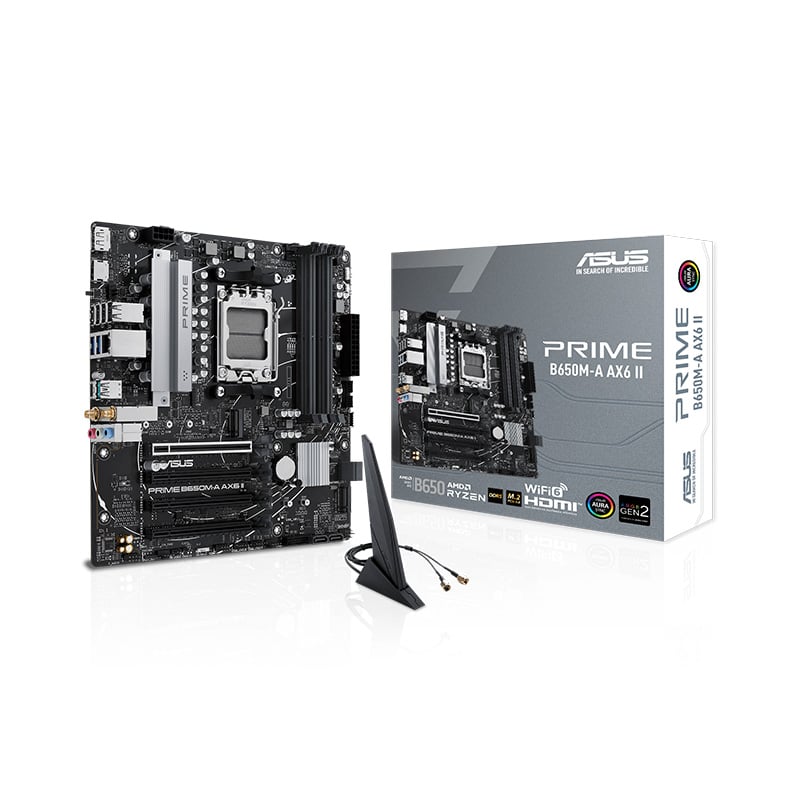 MOTHERBOARD ASUS PRIME B650M-A AX6 II - DDR5 AM5