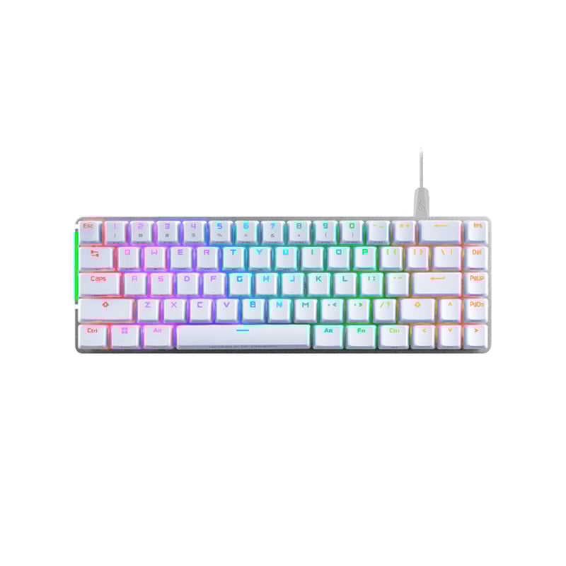 TECLADO ASUS ROG FALCHION ACE MECANICO WHITE