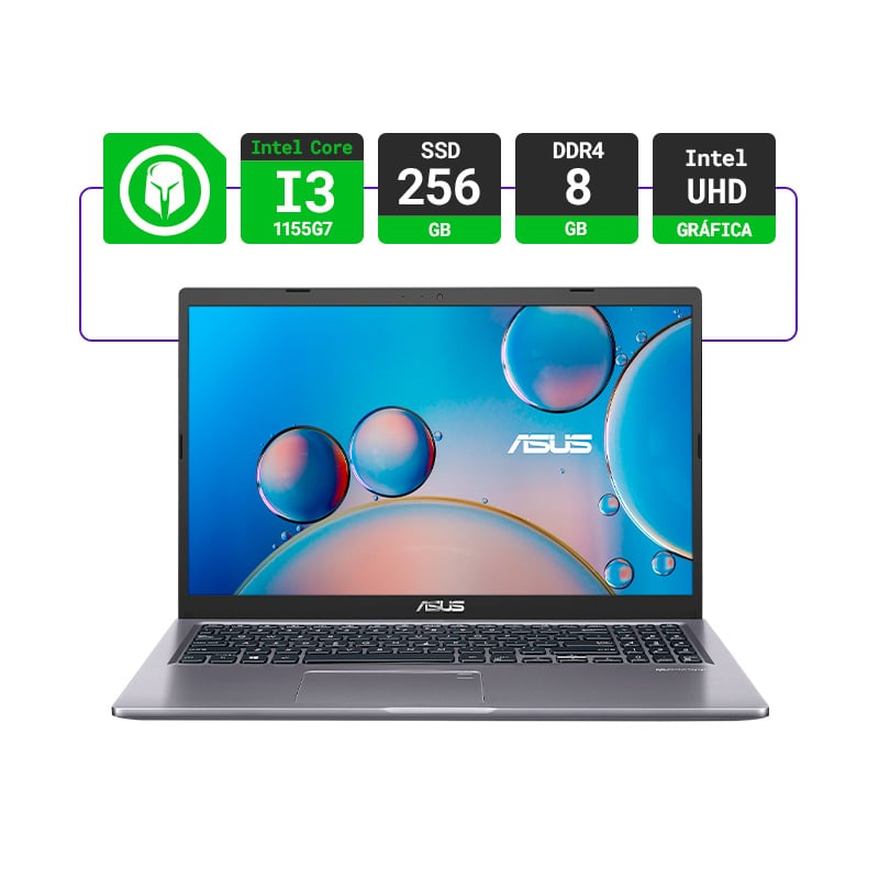 NOTEBOOK ASUS X515EA 15.6" INTEL I3 1165G4 8GB RAM 256GB SSD FREEDOS