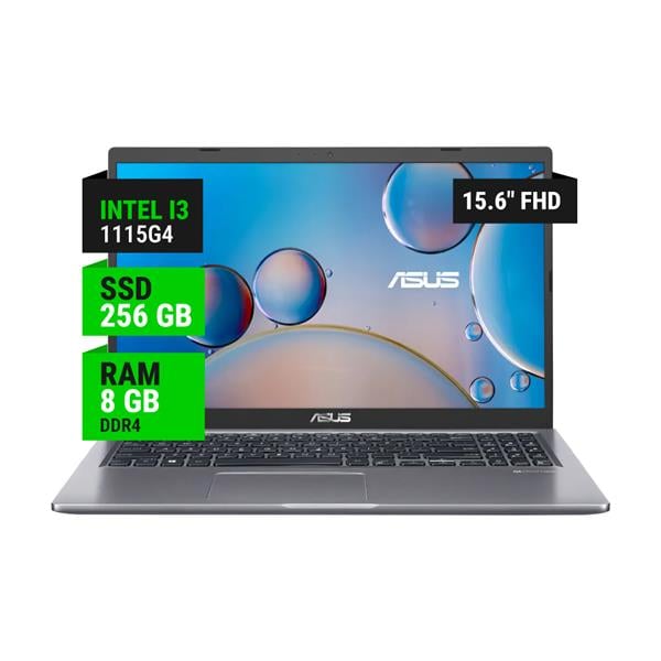 Notebook Asus X515ea 15.6" Intel I3 1115g4 8gb Ram 256gb Ssd Freedos