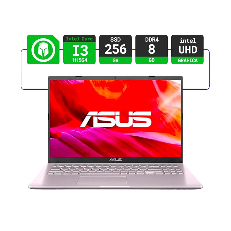 NOTEBOOK ASUS X515EA 15.6" INTEL I3 1115G4 8GB RAM 256 SSD W11