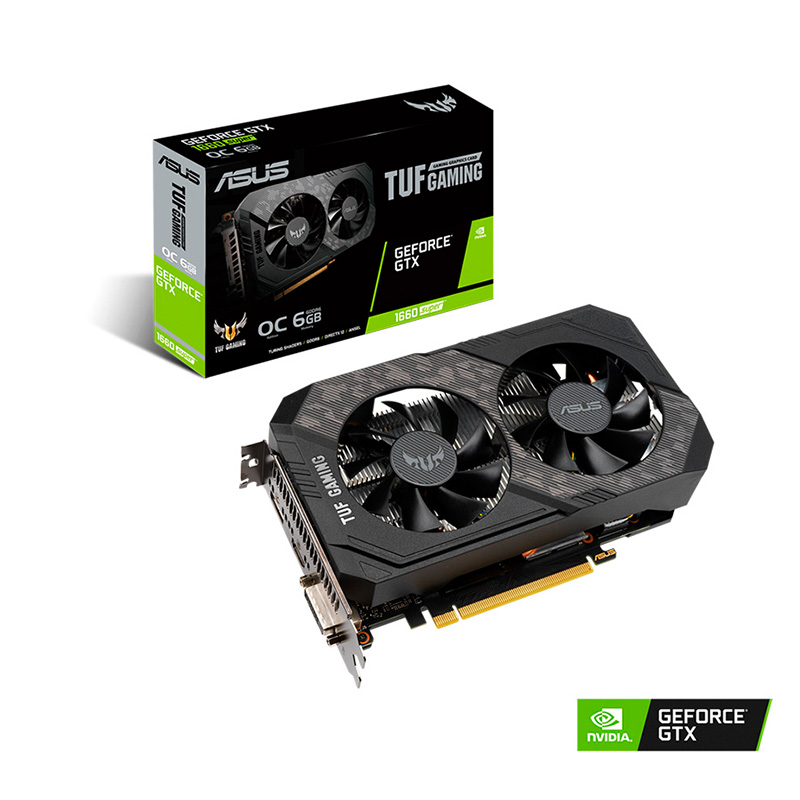 PLACA DE VIDEO ASUS NVIDIA GEFORCE GTX 1660 SUPER TUF OC 6GB GDDR6