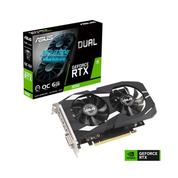Placa de Video Asus Nvidia Geforce Rtx 3050 Dual Oc 6gb Gddr6