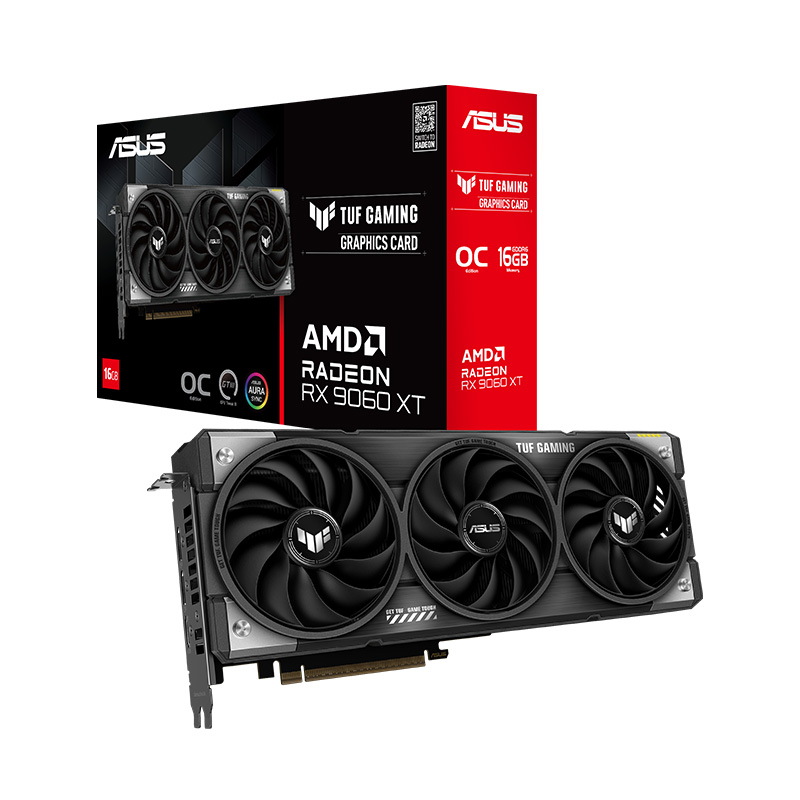 PLACA DE VIDEO AMD RADEON ASUS TUF GAMING RX 9060 XT 16GB GDDR6
