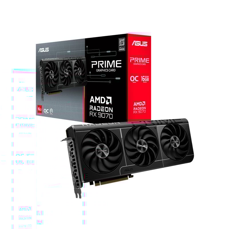 PLACA DE VIDEO AMD RADEON ASUS RX 9070 PRIME OC 16GB GDDR6